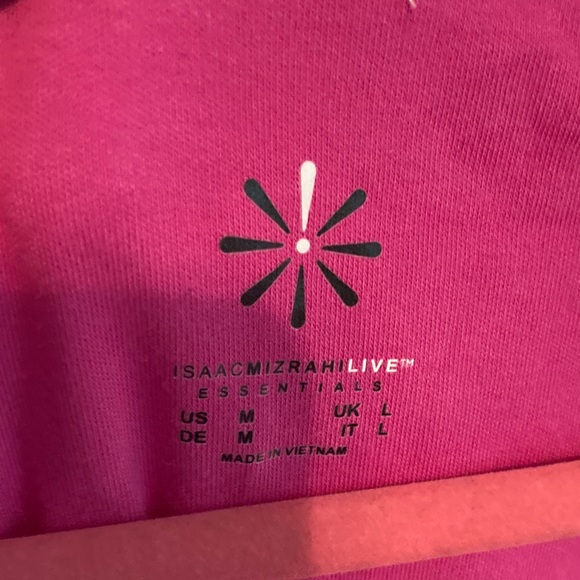 Isaac Mizrahi Fuchsia Open Front Cardigan Size M - Picture 3 of 4